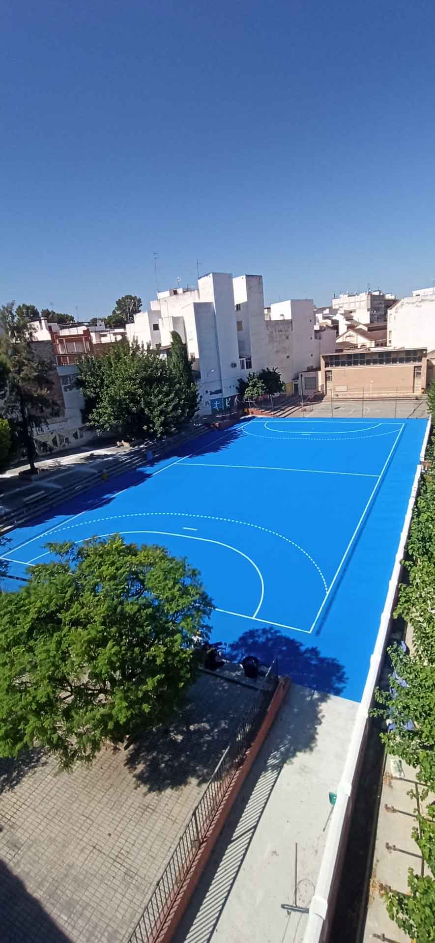 Pintado de pistas deportivas